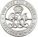 WWI services rendered Badge