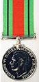 miniature Defence Medal WWII