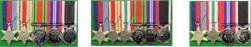 medals set mounted for wear
