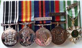 New Zealand forces Vietnam war 5-medals set