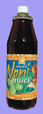 noni juice bottled