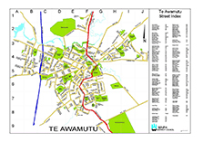 Te Awamutu map